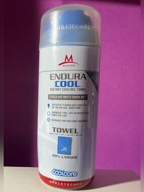 Mission - Endura Cool - Instant Cooling Towel - Blue